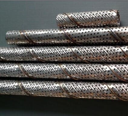 perforated welded center tube filter element